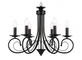  Подвесная люстра TR9612/6 BK черный E14/6 max 40W D560*650