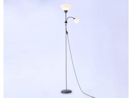  Светильник напольный с выключателем на проводе TR97626/2 SL серебро E27+E14 max 40W D245/100*1770