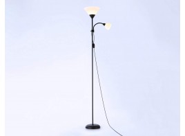  Светильник напольный с выключателем на проводе TR97629/2 BK черный E27+E14 max 40W D245/100*1770