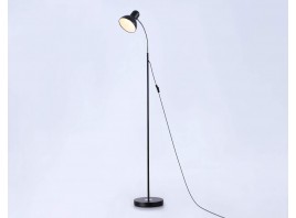  Светильник напольный с выключателем на проводе TR97656 BK черный E27 max 40W D140*1450