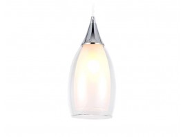  Подвесной светильник TR3542 CH/CL хром/прозрачный E14 max 40W D130*1000