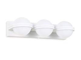  Настенный светодиодный светильник с выключателем FW557/3 SWH белый песок LED 3000K 15W 370*80*138