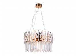  Подвесная хрустальная люстра TR5263/8 GD/CL золото/прозрачный E14/8 max 40W D500*700