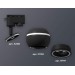 Комплект трекового светильника XT1102061 SBK черный песок MR16 GU5.3 LED 3W 4200K (A2521, C1102, N7111)