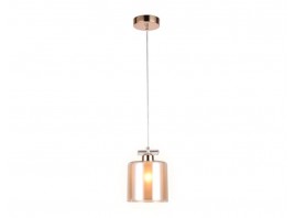  Подвесной светильник со сменной лампой TR3578 GD/TI золото/янтарь E27 max 40W D150*1025