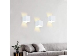  Настенный светодиодный светильник FW139 WH/S белый/песок LED 4200K 10W 170*150*90