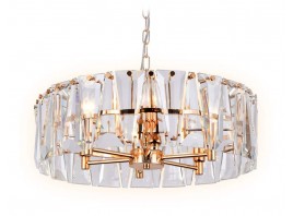  Подвесная люстра с хрусталем TR5172 GD/CL золото/прозрачный E14/6 max 40W D520*515
