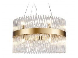  Подвесная люстра с хрусталем TR5361/12 GD/CL золото/прозрачный G9/12 max 40W D550*800