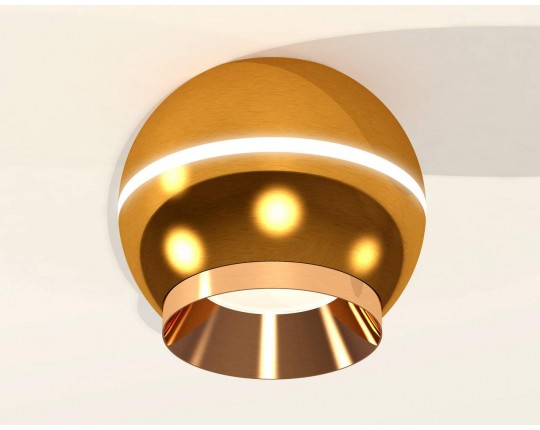 Комплект накладного светильника XS1105002 PYG золото желтое полированное MR16 GU5.3 LED 3W 4200K (C1105, N7034)