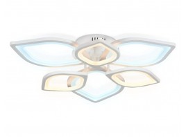  Потолочный светодиодный светильник FA445/6 WH белый 87W 3000K/6400K 710*710*120 (Без ПДУ)