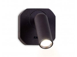  Настенный светодиодный светильник с выключателем FW283 SCF кофе песок LED 4200K 3W 66*66*65