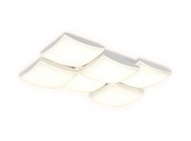  Потолочный светодиодный светильник с пультом FP2326 WH белый 216W 810*540*145 (ПДУ РАДИО 2.4)