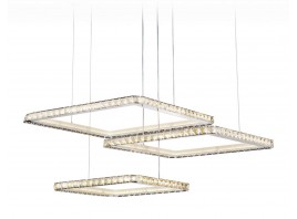  Управляемый подвесной светодиодный светильник FA1759/3 CH хром 180W 3000K+6400K/3000K/6400K/4200K+4200K 680*460*740 (ПДУ РАДИО 2.4G)