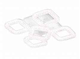  Потолочный светодиодный светильник с пультом FA3914/4+1 WH белый 80W 3000K/4200K/6400K 380*380*110 (ПДУ РАДИО 2.4G)