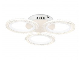  Потолочный светодиодный светильник с пультом FA4050/3 WH белый 4200K/3000/6400K 30W D490*65 (ПДУ ИК)