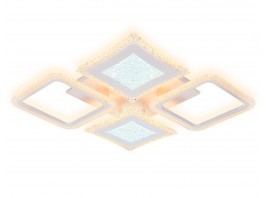  Потолочный светодиодный светильник с пультом FA430/4 WH белый 112W 750*670*80 (ПДУ РАДИО 2.4G)