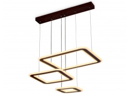  Подвесной светодиодный светильник с пультом FA433 CF кофе 192W 630*470*590 (ПДУ РАДИО 2.4G)