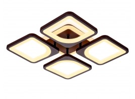  Потолочный светодиодный светильник с пультом FA442/4 CF кофе 78W 520*520*80 (ПДУ РАДИО 2.4G)