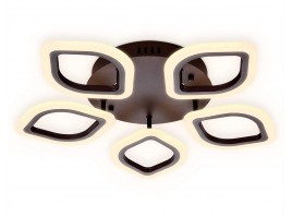  Потолочный светодиодный светильник с пультом FA443/5 CF кофе 60W 540*520*80 (ПДУ РАДИО 2.4G)