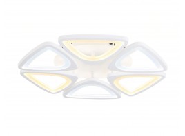  Потолочный светодиодный светильник с пультом FA4494/6 WH белый 4200K/3000K+6400K/6400K+3000K 84W D450*80 (ПДУ ИК)