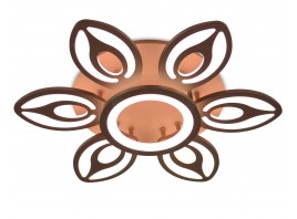  Потолочный светодиодный светильник с пультом FA463/6+1 CF кофе 97W D650*120 (ПДУ РАДИО 2.4)