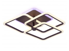  Потолочный светодиодный светильник с пультом FA535/3 CF кофе 118W 510*510*140 (ПДУ РАДИО 2.4)