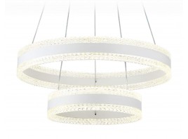  Управляемый подвесной светодиодный светильник FA6175/2 WH белый 108W 3000K+6400K/3000K/6400K/4200K+4200K D500*630 (ПДУ РАДИО 2.4G)