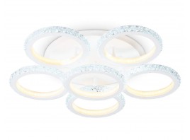  Потолочный светодиодный светильник с пультом FA9531/5+1 WH белый 120W 6400K/3000K D520*110 (ПДУ РАДИО 2.4G)