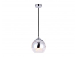  Подвесной светильник со сменной лампой TR3601 CH/CL хром/прозрачный E27 max 40W D200*1000