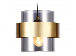  Подвесной светильник со сменной лампой TR3645 GD/SM золото/дымчатый E27 max 40W D180*950