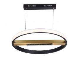  Подвесной светодиодный светильник с пультом управления FL51489 BK/GD черный/золото 62W 3000K-6400K D600*1000 (ПДУ ИК)