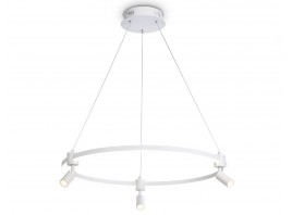  Подвесной светодиодный светильник с пультом FL5292/1+3 WH белый 54W 3000K/4200K/6400K+4200K D600*1200 (ПДУ ИК)