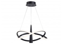  Подвесной светодиодный светильник с пультом управления FL5368/2+1 BK черный 47W 3000K-6400K D480*1200 (ПДУ ИК)