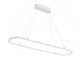  Подвесной светодиодный светильник FL5588/1+4 WH белый 30W 3000K/4200K/6400K 1000*200*1300 (без ПДУ)