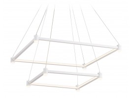  Подвесной светодиодный светильник FL5595/2+8 WH белый 60W 3000K/4200K/6400K 600*600*1300 (без ПДУ)