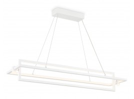  Подвесной светодиодный светильник FL5735/2+2 WH белый 45W 3000K/4200K/6400K 900*220*1300 (без ПДУ)
