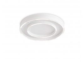  Потолочный светодиодный светильник FL5821 WH белый 55W 3000K/4200K/6400K D600*75 (без ПДУ)