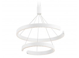  Подвесной светодиодный светильник FL5884/2 WH белый 45W 3000K/4200K/6400K D600/400*1200 (без ПДУ)