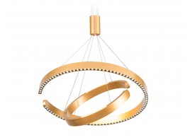  Подвесной светодиодный светильник FL5885/2 GD золото 45W 3000K/4200K/6400K D600/400*1200 (без ПДУ)