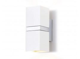  Настенный светильник FW245/2 WH/CH белый/хром GU10*2 max 12W 155*61*80