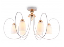  Потолочная люстра TR3120/6 WH/GD белый/золото E27 max 40W D850*480