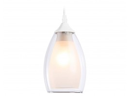  Подвесной светильник TR3534 WH/CL/FR белый/прозрачный/белый матовый E27 max 40W D120*800