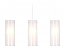  Подвесной светильник TR3675/3 CH/CL/FR хром/прозрачный/белый матовый E14/3 max 40W 640*110*900