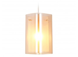  Подвесной светильник TR3681 GD/TI/FR золото/янтарь/белый матовый E14 max 40W D110*950