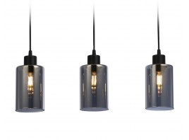  Подвесной светильник в стиле лофт TR3698/3 BK/SM черный/дымчатый E27*3 max 40W 560*100*1040