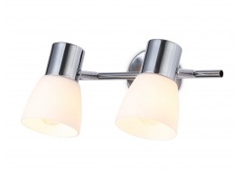  Настенно-потолочный спот TR3963/2 CH/FR хром/белый матовый E27*2 max 40W 200*105*200