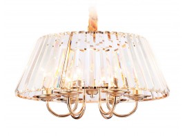  Подвесная люстра с хрусталем TR5039/6 GD/CL золото/прозрачный E14/6 max 40W D496*256