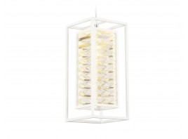  Подвесной светильник с хрусталем TR5042 WH/CL белый/прозрачный E14/1 max 40W 180*180*760