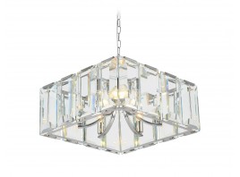  Подвесная люстра с хрусталем TR5148 CH/CL хром/прозрачный E14/6 max 40W 500*500*1000