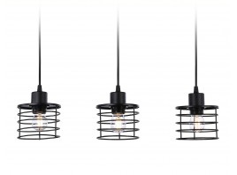  Подвесной светильник в стиле лофт TR8075/3 BK черный E27*3 max 40W 582*120*1040
